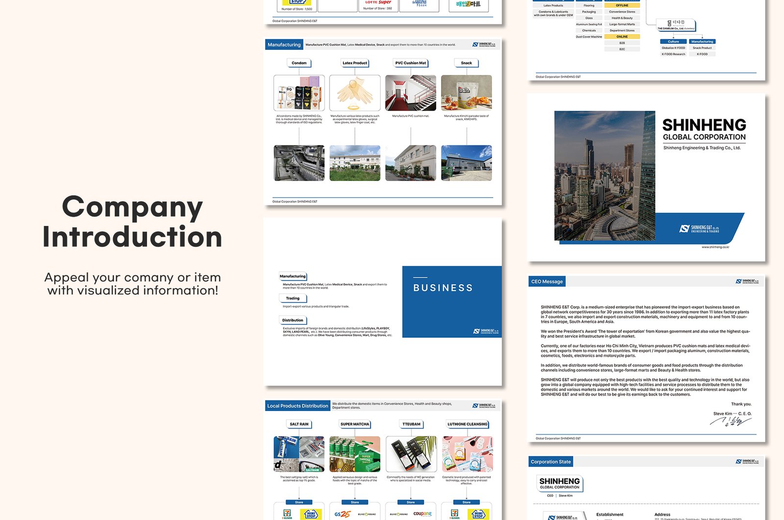 company introduction graphic