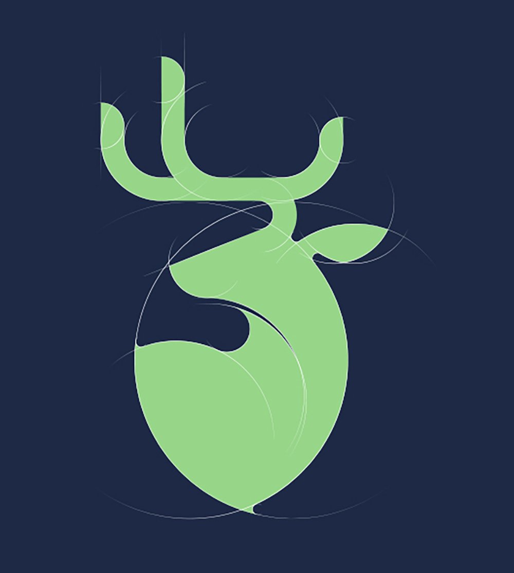 deer logo design