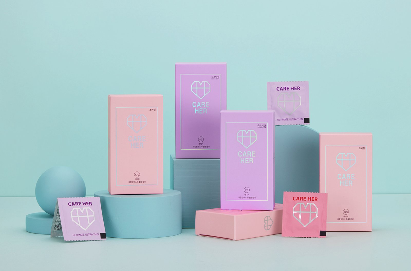 careher condom package